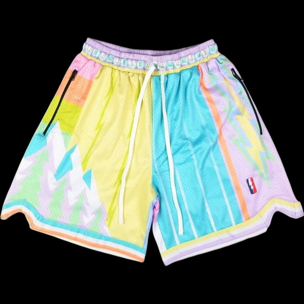 EUC Trillest Establishment WHAT THE PASTEL Swingman Shorts Men's Size  Large 36